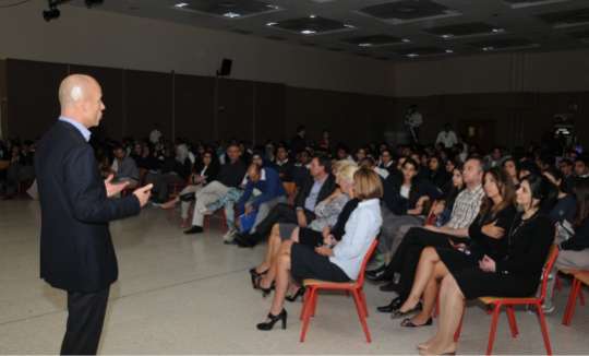 Visit of Yves Manghardt, Chairman & CEO of Nestlé ME - June.08.2014